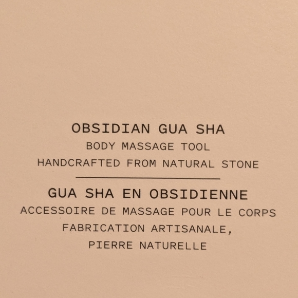 🆕 Gua Sha Body Massage Tool Genuine Obsidian Stone Keys Soulcare - New In Box - Picture 7 of 10
